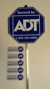 ADT Sign and Stickers