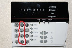 Typical ADT Control Panel